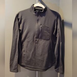REI Olive Green Quarter-Zip Pullover